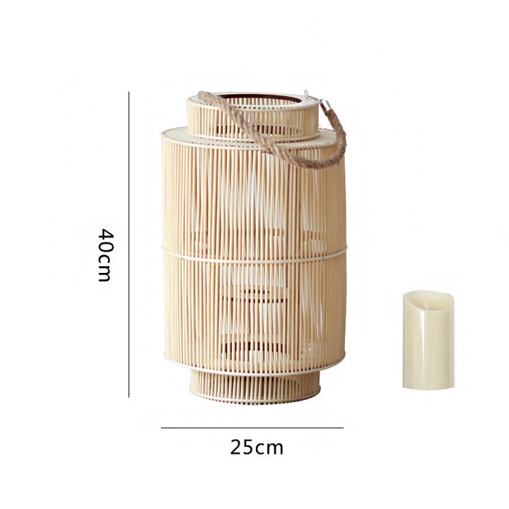 Dekorative Rattan-Laterne Karnz