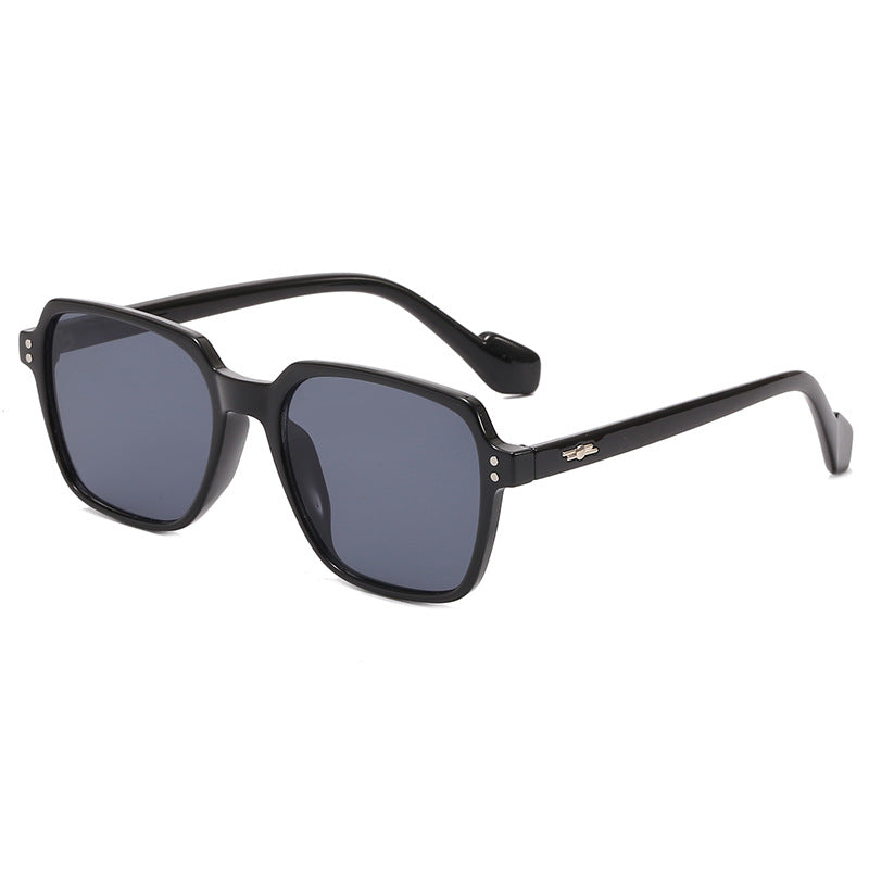 Damen quadratische Brille mit transparentem Rahmen und stylischem Design Karnz