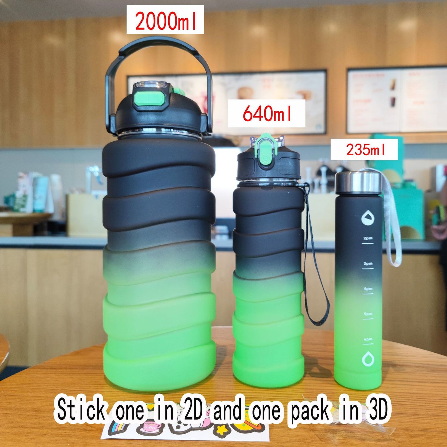 Unisex faltbare Wasserflasche Karnz