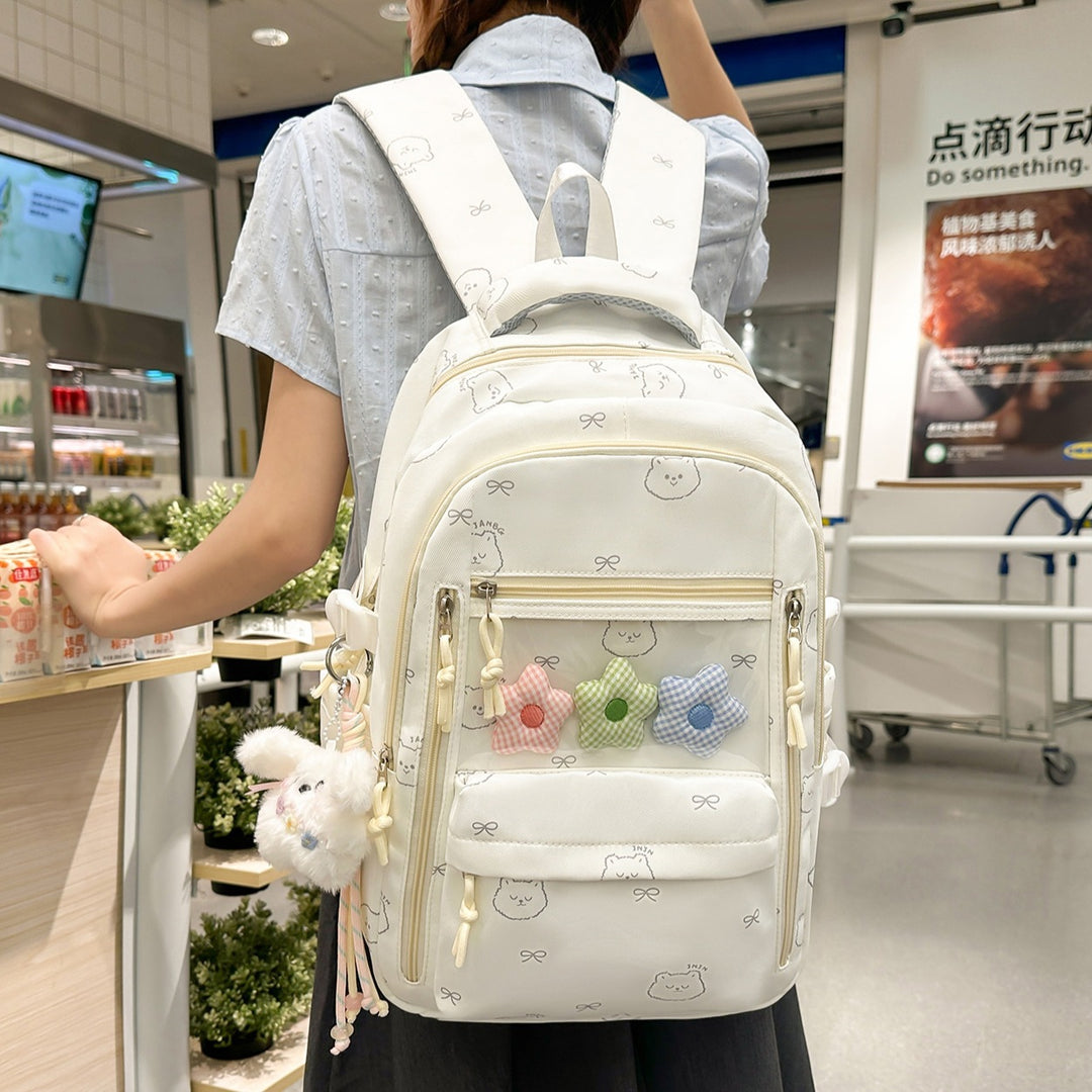 Niedlicher Cartoon-Printed Rucksack Karnz