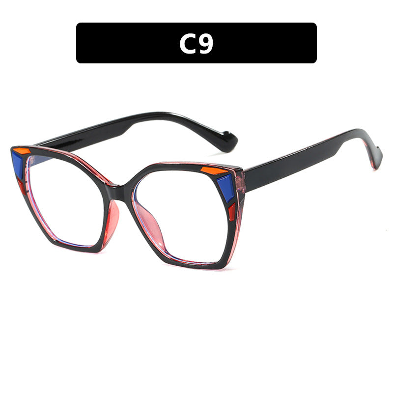 Damen modische Geometrische Designerbrille Karnz