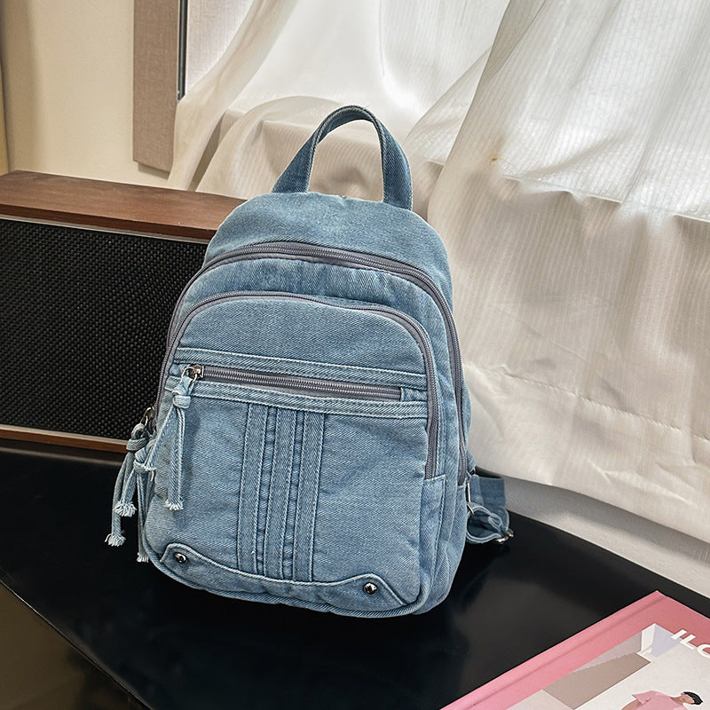 Multifunktionaler Denim-Rucksack Karnz