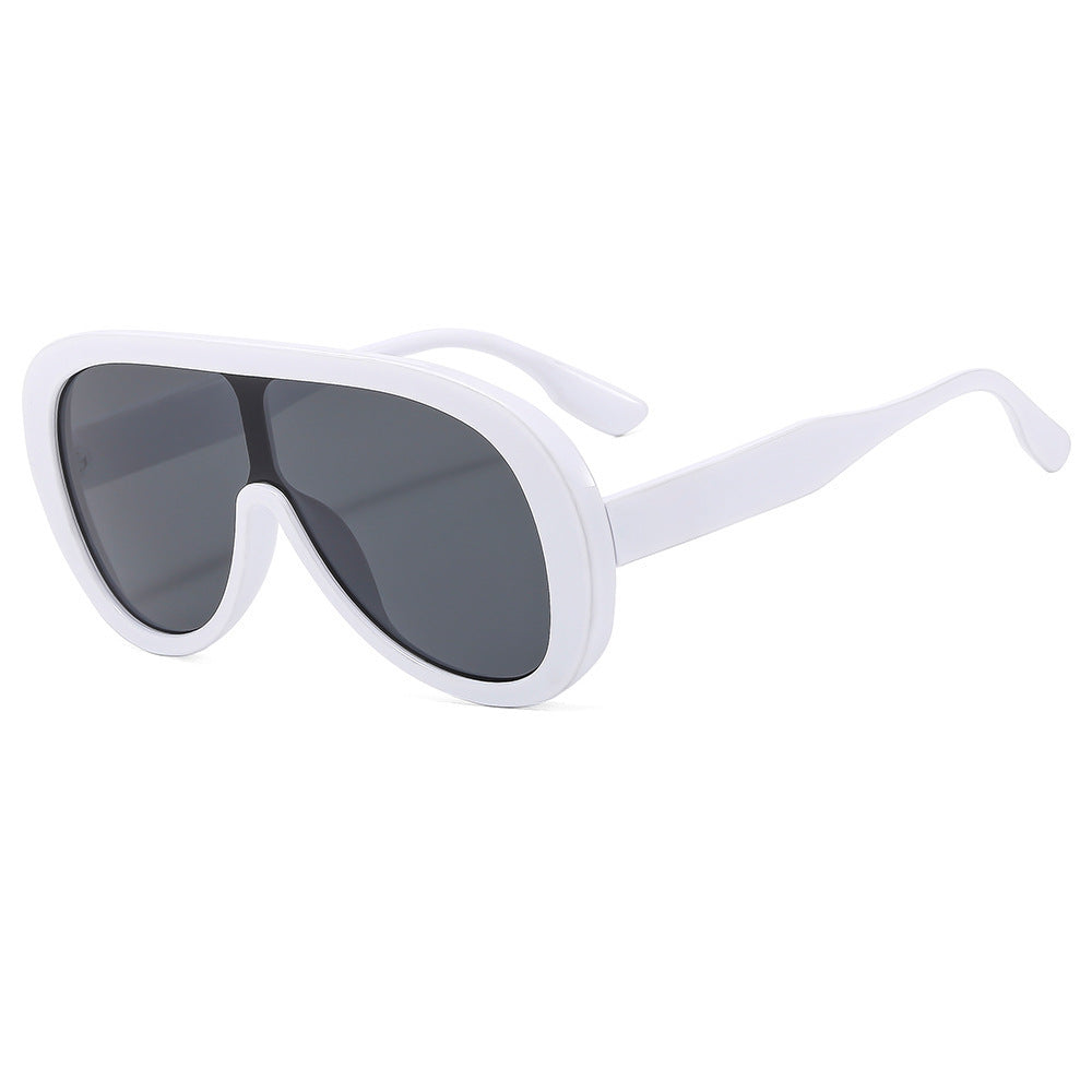 Damen modische Sonnenbrille mit breitem Rahmen Karnz