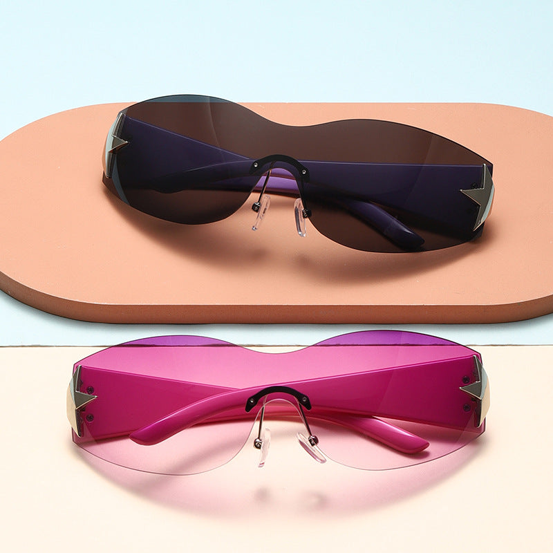 Damen Sportliche Fashion-Sonnenbrille mit schützendem UV-Schutz Karnz