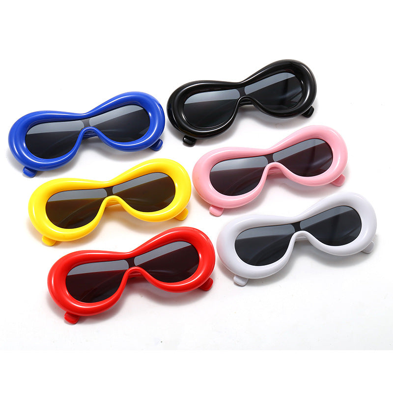 Damen futuristische Design-Sonnenbrille Karnz