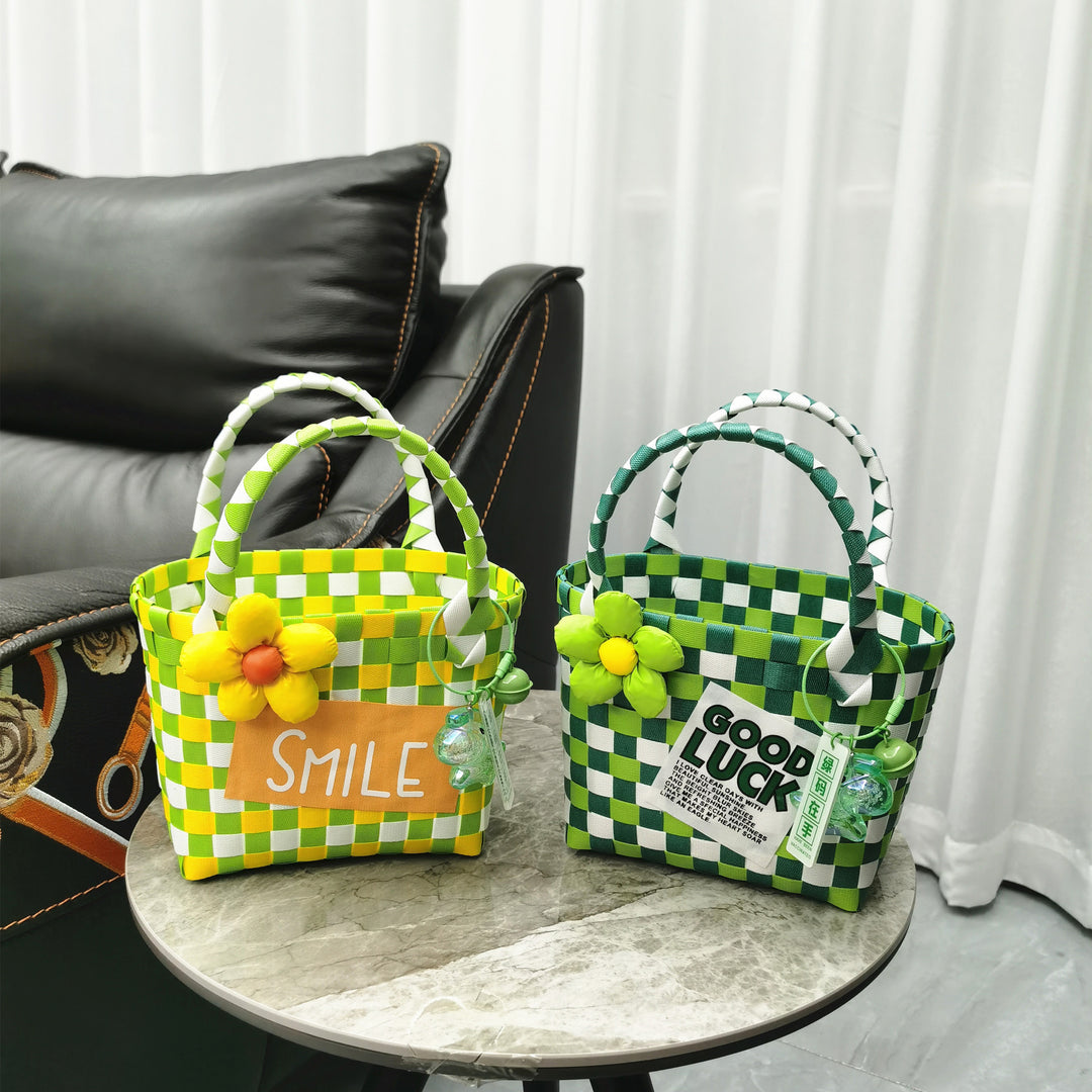 Handgefertigte Woven Tragetasche Karnz