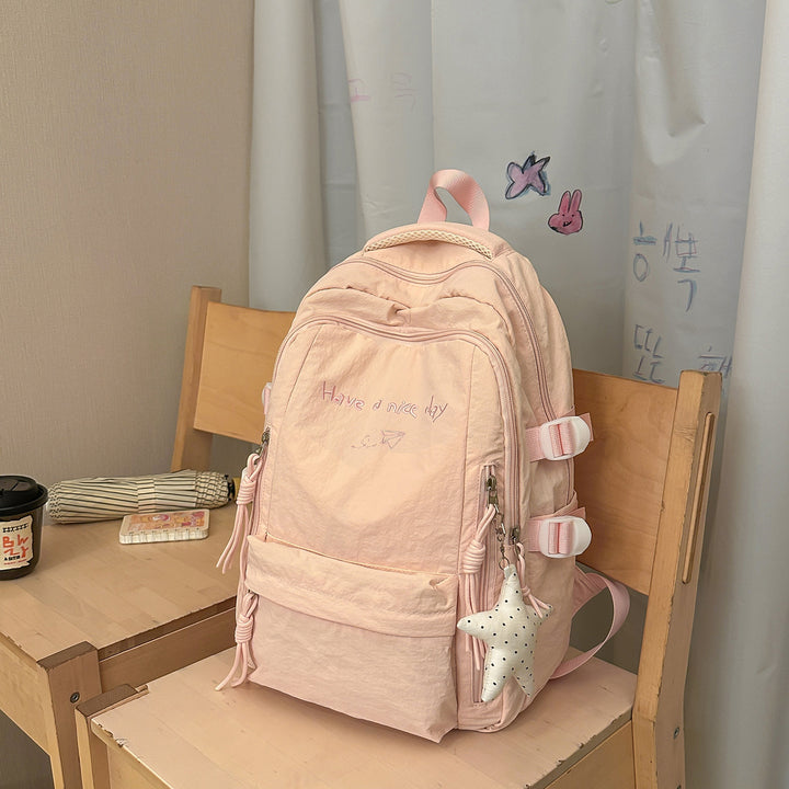Multi-Taschen Freizeit-Rucksack mit inspirierendem Zitat Karnz