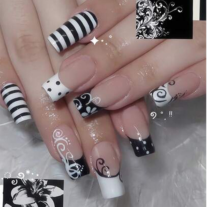 Chic stilisierte Press-On Nagelspitzen Karnz
