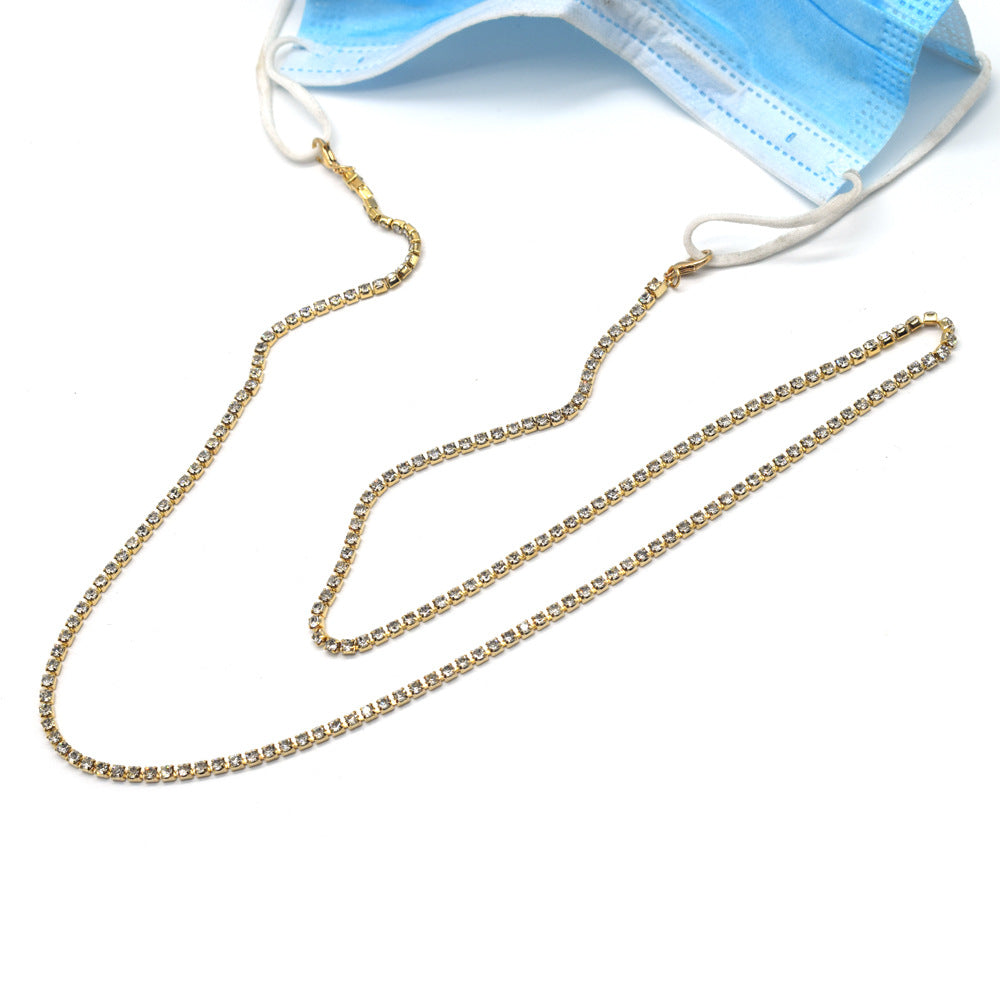 Elegante mit Strass verzierten Brillenketten Karnz