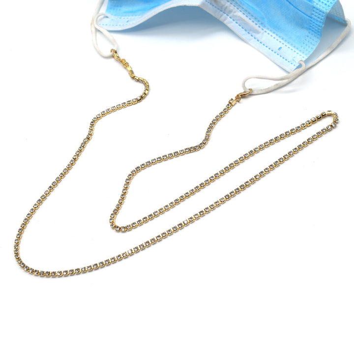 Elegante mit Strass verzierten Brillenketten Karnz