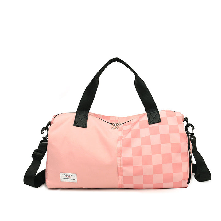 Karierter Muster langlebige Reise-Duffel