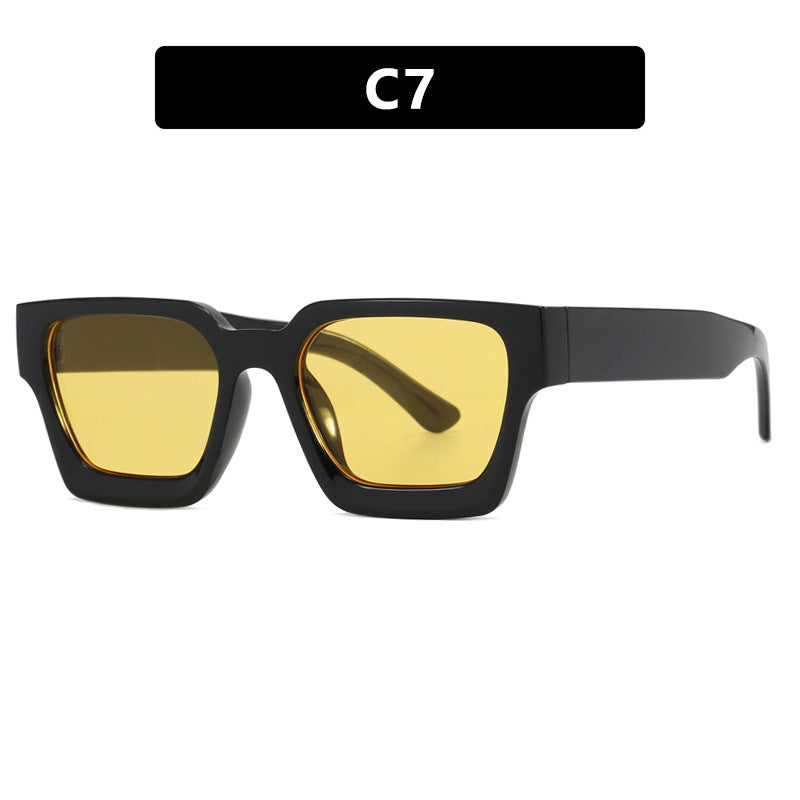 Damen modische quadratische Lesebrille mit transparenter Rahmenkonstruktion Karnz