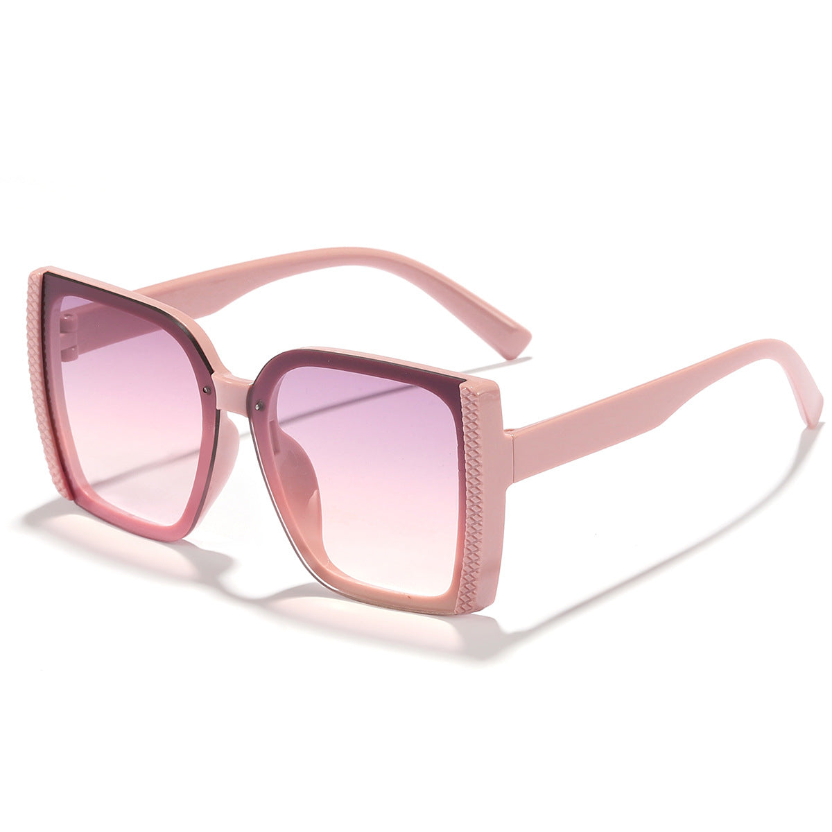 Damen Mode-Sonnenbrille im modernen Leopardenmuster mit Glamour-Elementen Karnz
