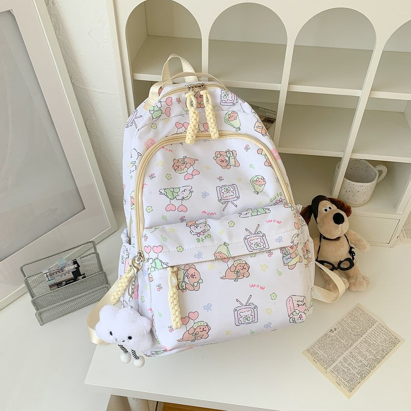 Niedlicher Charakterdruck-Rucksack