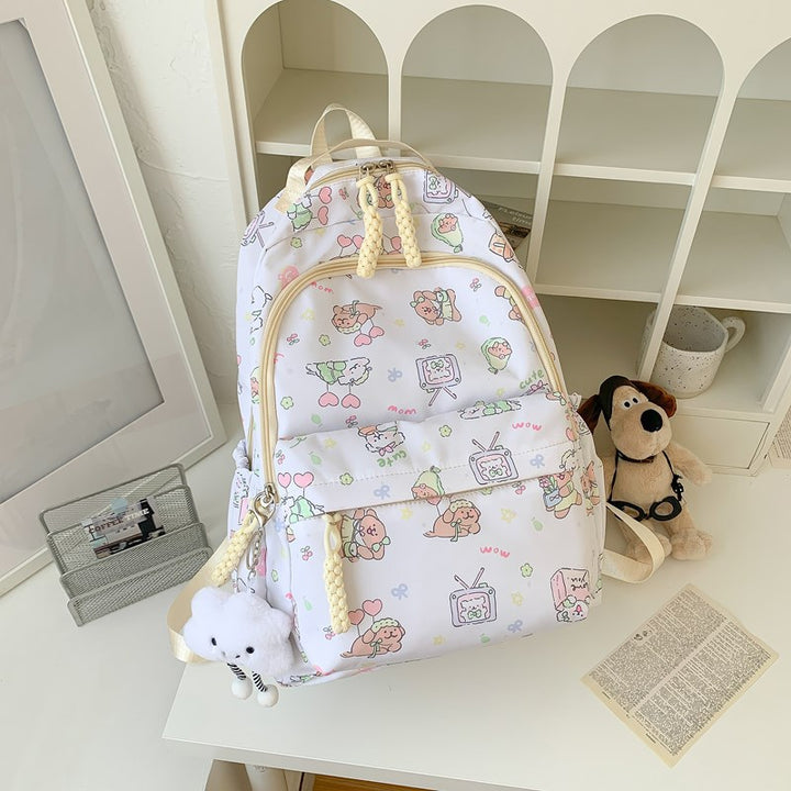 Niedlicher Charakterdruck-Rucksack