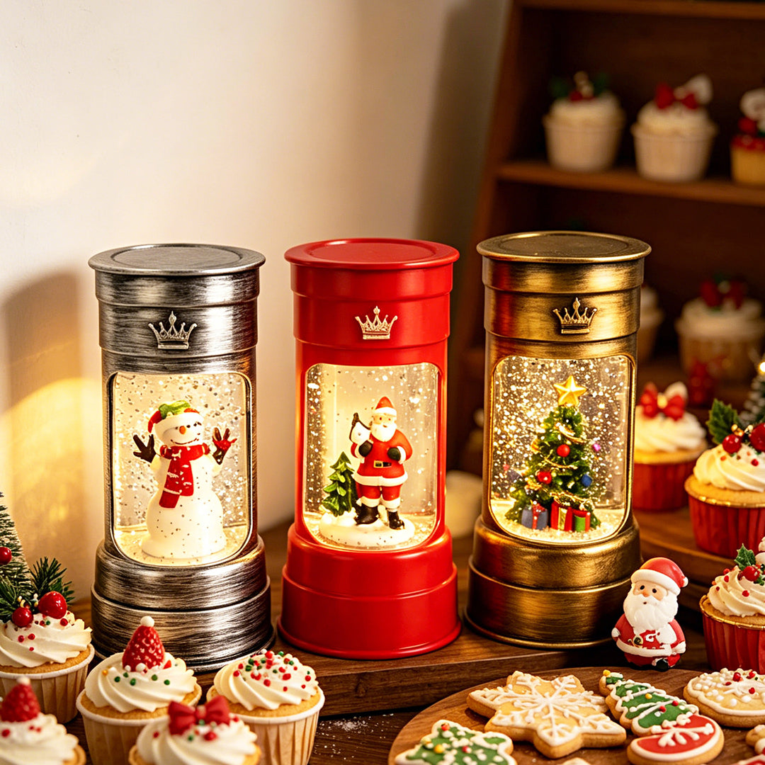 Glitzernde Weihnachtslaterne Karnz