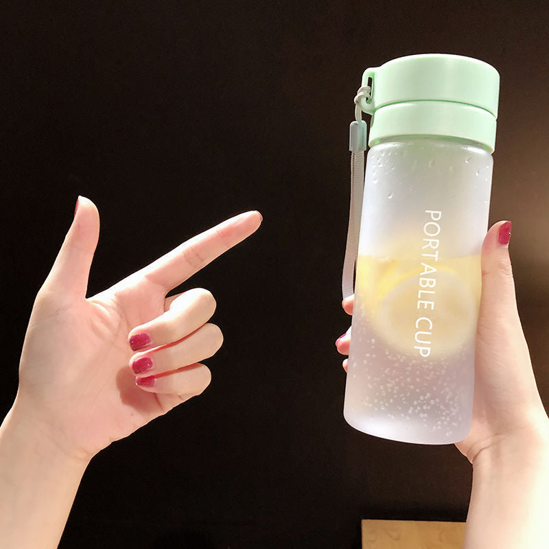 Damen stilvolle Glas-Trinkflasche Karnz