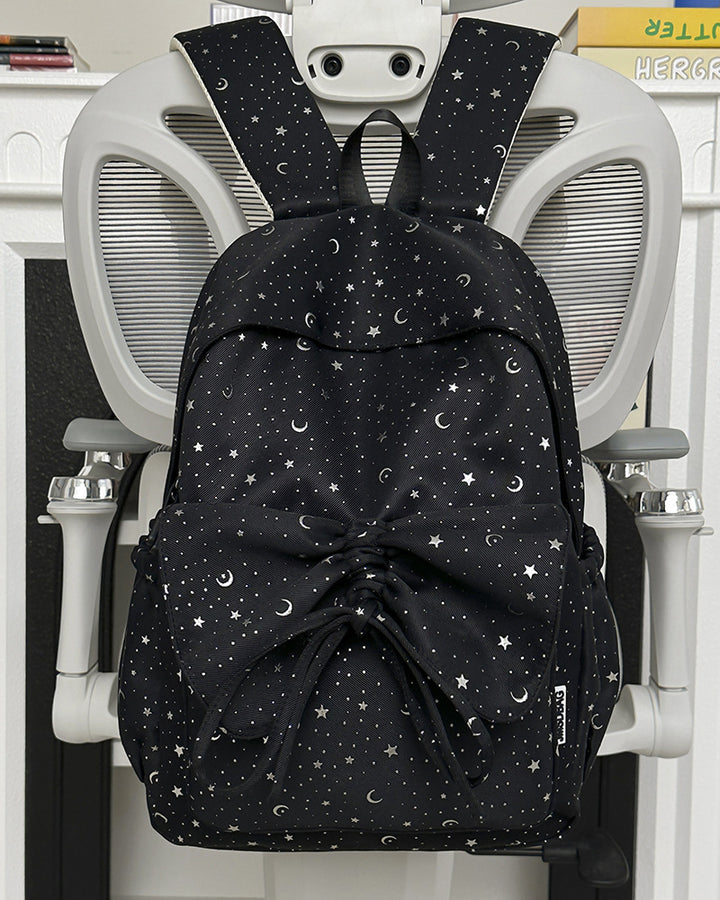 Sternenprint Schleifen-Detail Rucksack Karnz