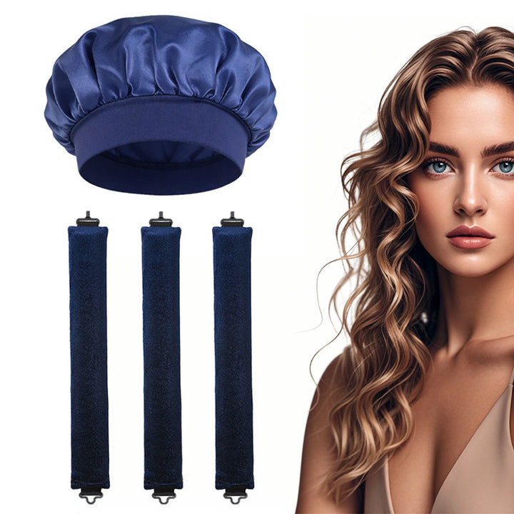 Satin Schlafmütze und Haarknäuel