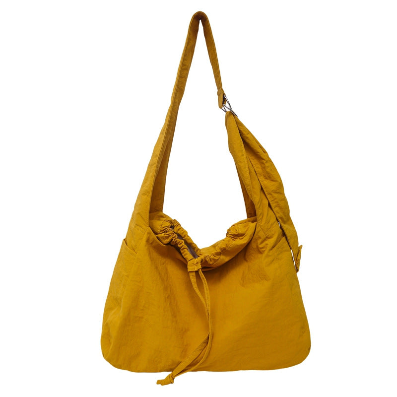Leichtgewichtige Kordelzug Schultertasche Karnz