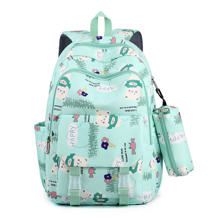 Verspielter Grafikdruck-Rucksack