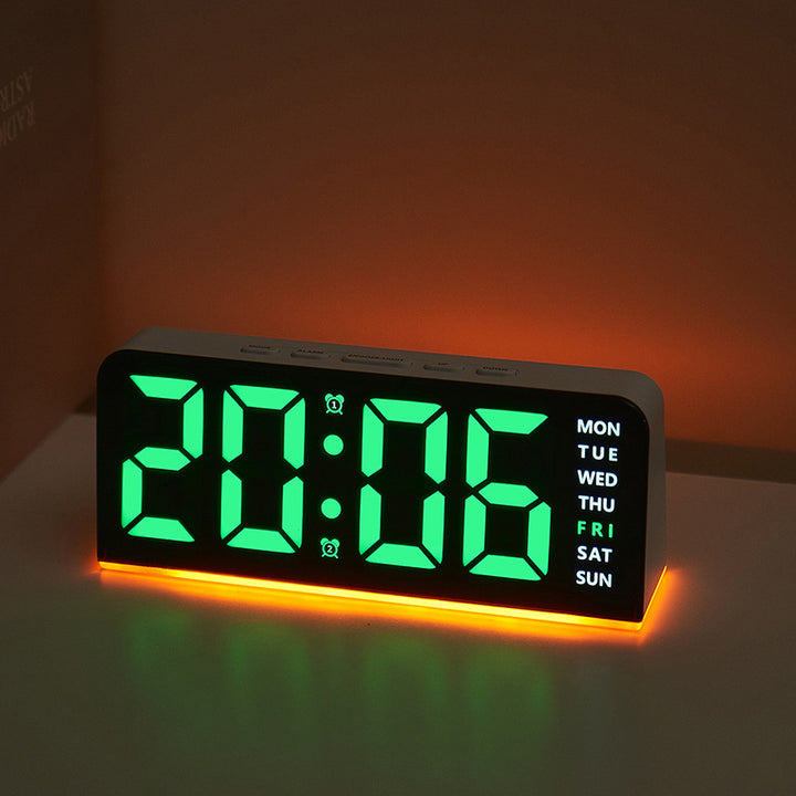 Digitaler LED-Wecker mit Farbwechsel Karnz