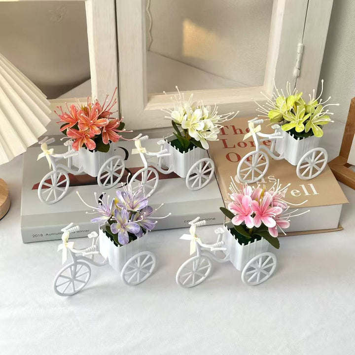 Dekorativer Fahrrad-Blumentopf 1790480766 für Heimdekoration