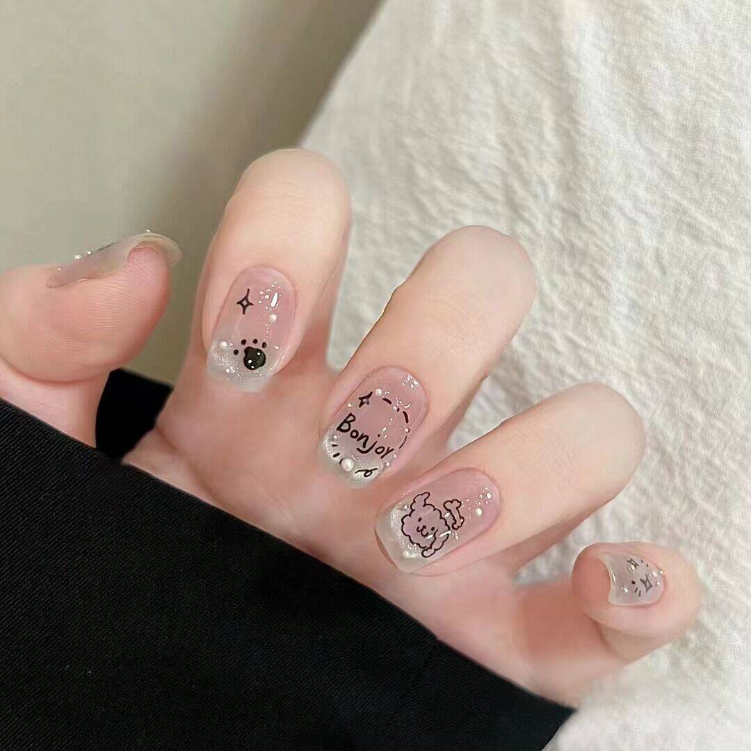 Verspielt Cartoon Nagelkunst Press-On Extensions Karnz