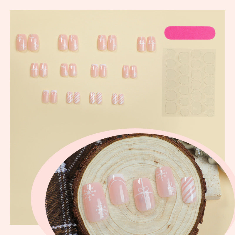 Elegantes Dekoratives Press-On-Nagelset Karnz 1788495540
