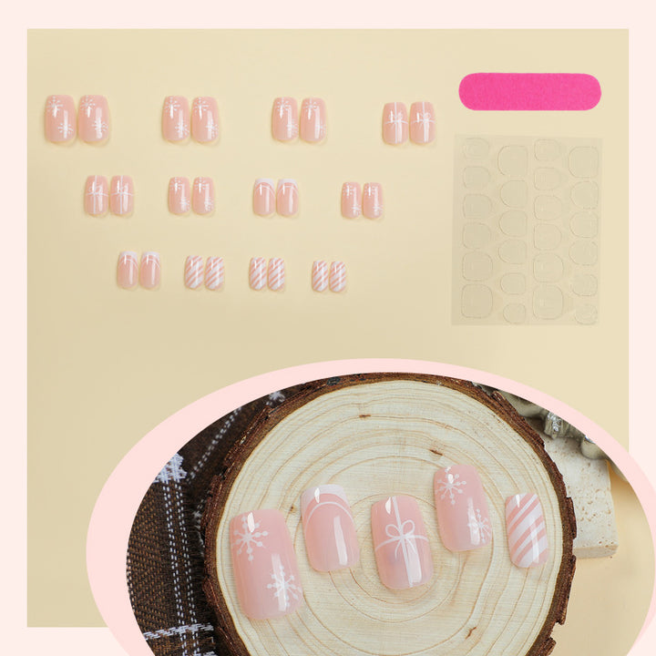 Elegantes Dekoratives Press-On-Nagelset Karnz 1788495540