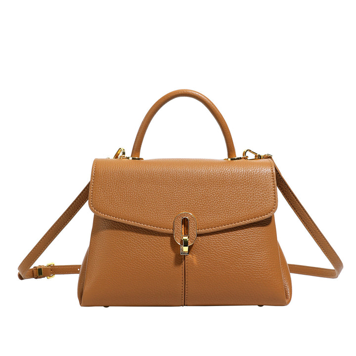 Elegante Handgefertigte Strukturierte Handtasche Karnz