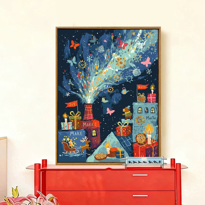Launische, urlaubsbezogene Wandkunst Karnz