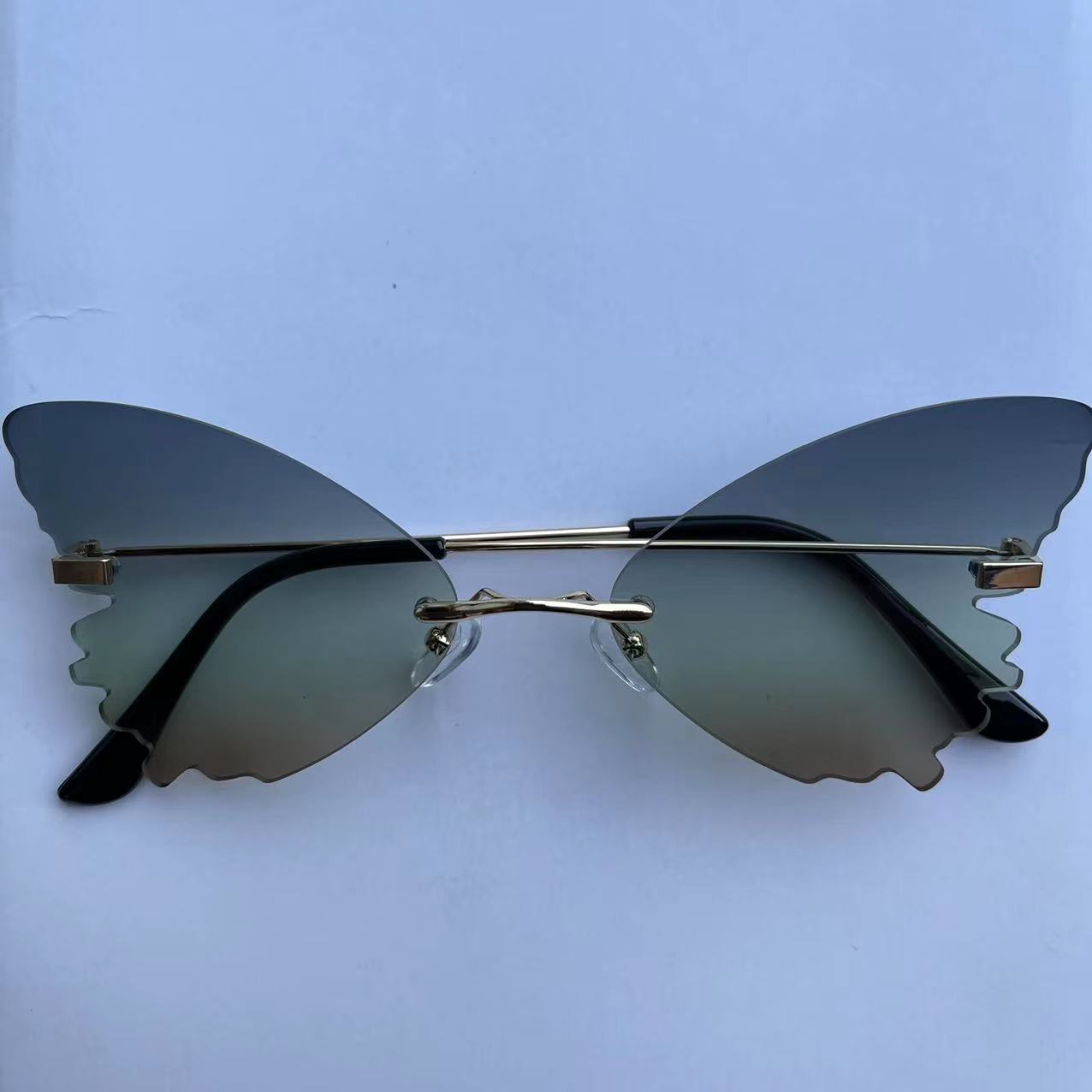 Damen Sonnenbrille im Schmetterlingsdesign mit UV-Schutz Karnz