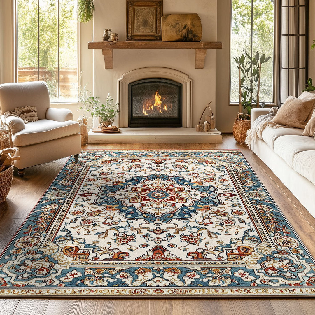 Dekorativer Teppich im Vintage-Stil