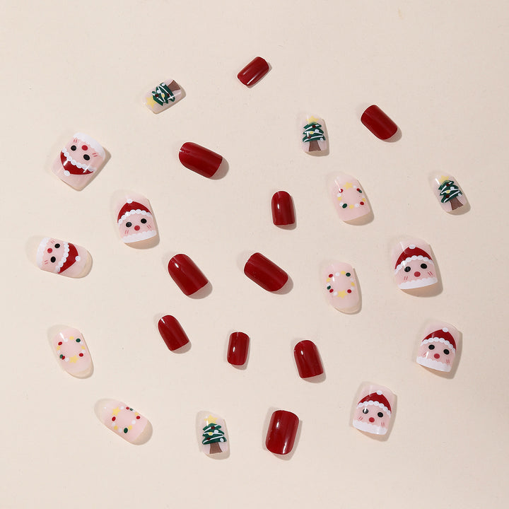 Festliche Feiertags-Nagelkunst Karnz