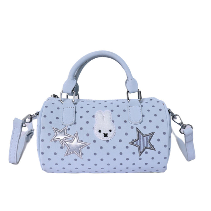 Spaß Bestickte Polka Dot Handtasche Karnz