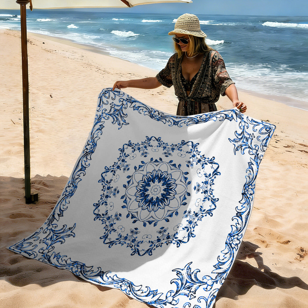 Mandala Design Strandmatte Karnz