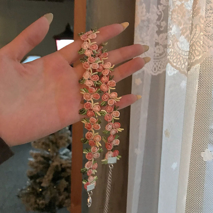 Florale Choker Halskette Karnz