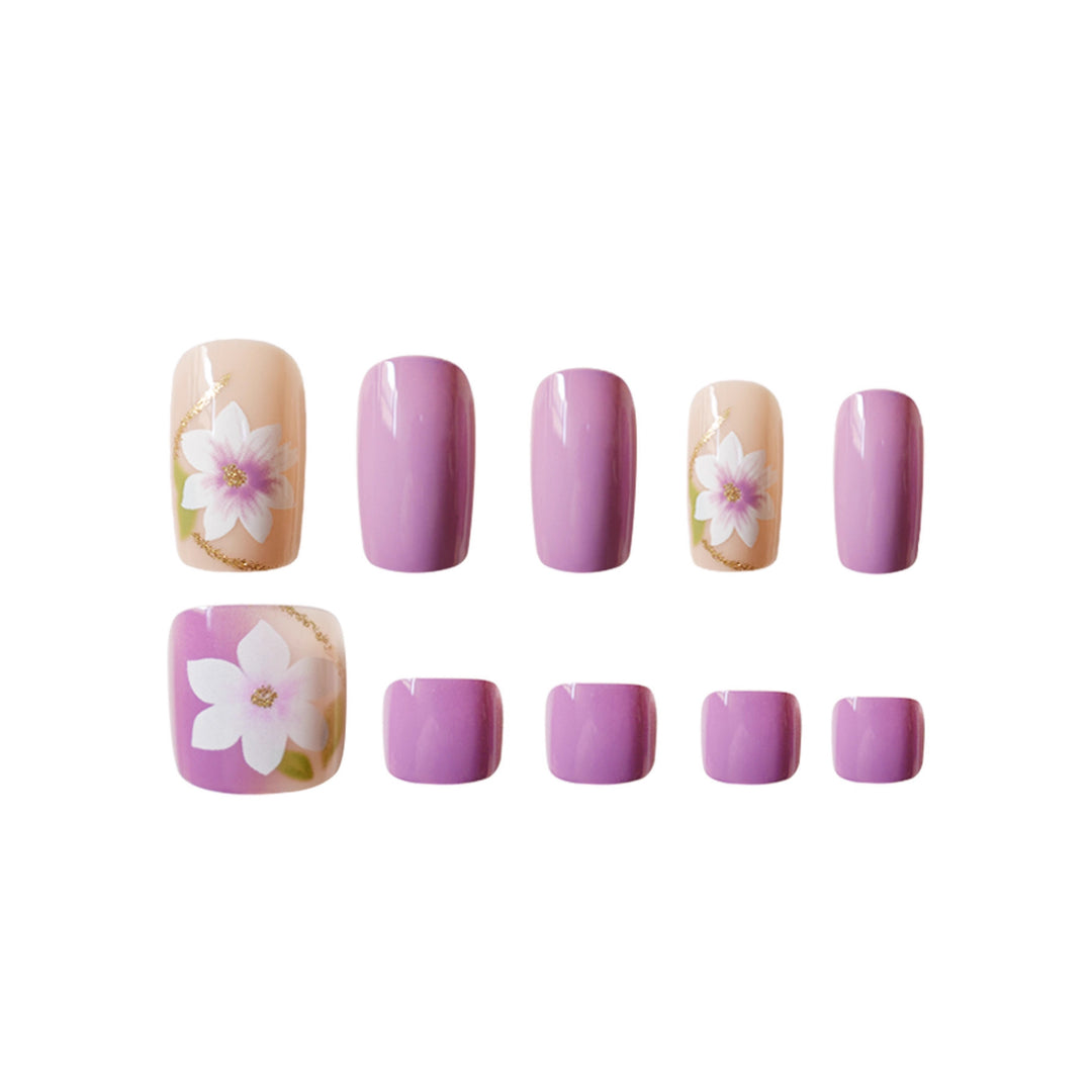 Premium Floral Design Pediküre Set Karnz
