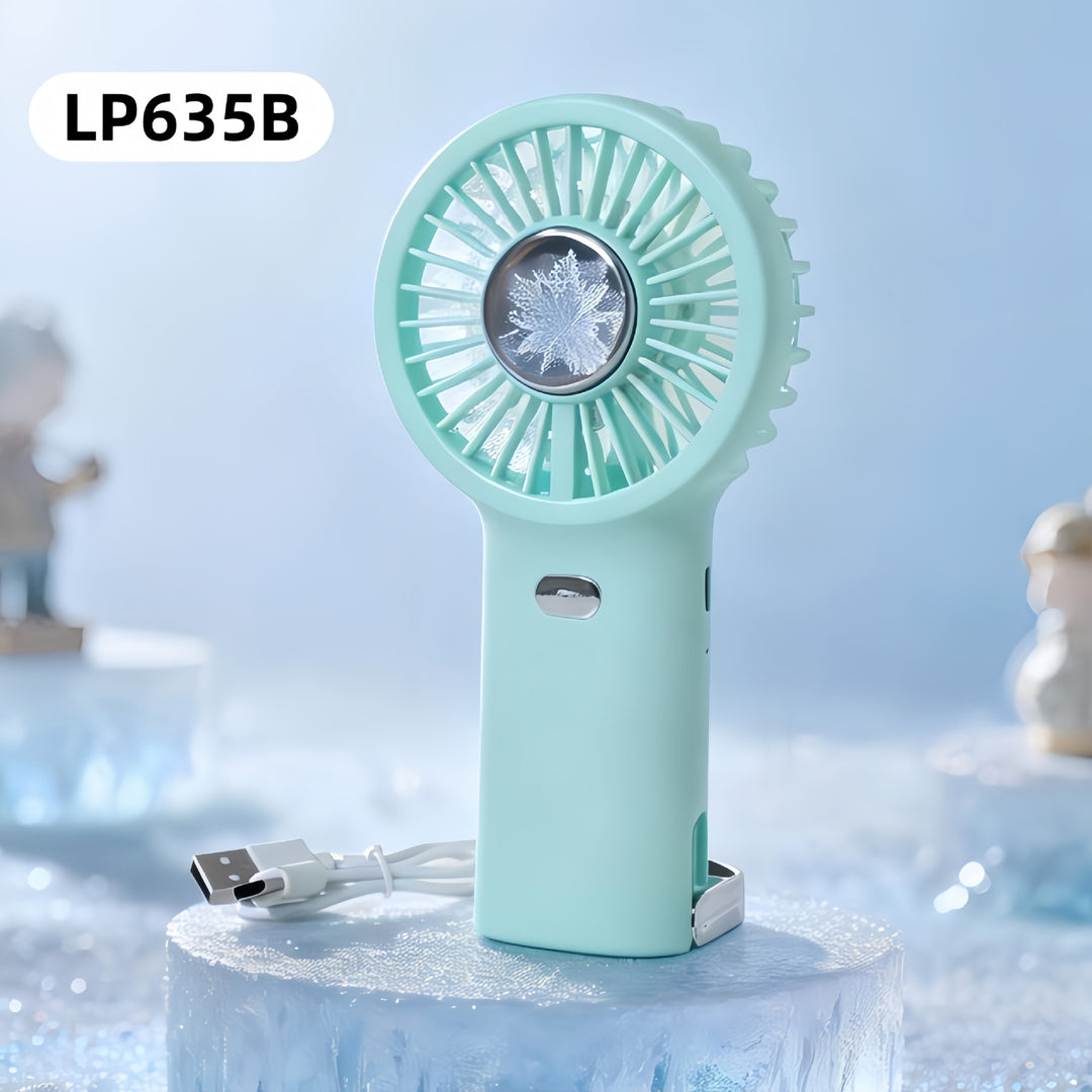 Damen Tragbarer Handventilator mit USB-Ladefunktion und ergonomischem Design Karnz
