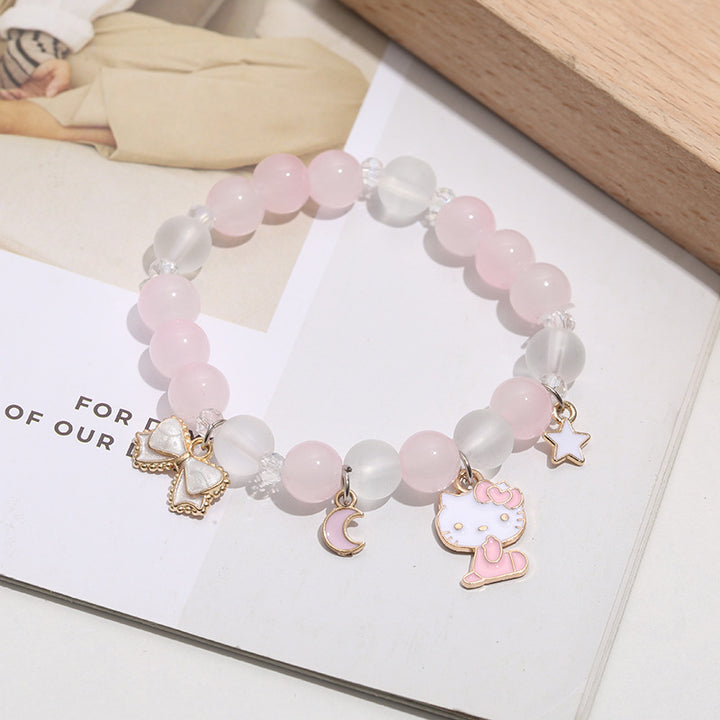 Schmetterling Charm Perlenarmband Karnz