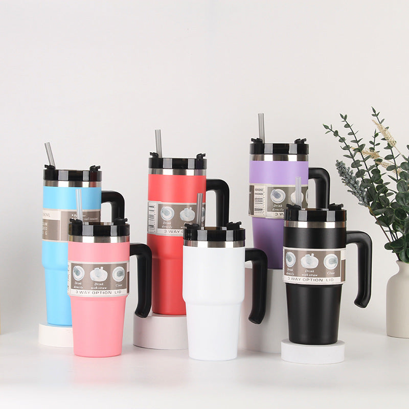 Unisex Thermobecher mit 3-in-1-Trinkoptionen Karnz