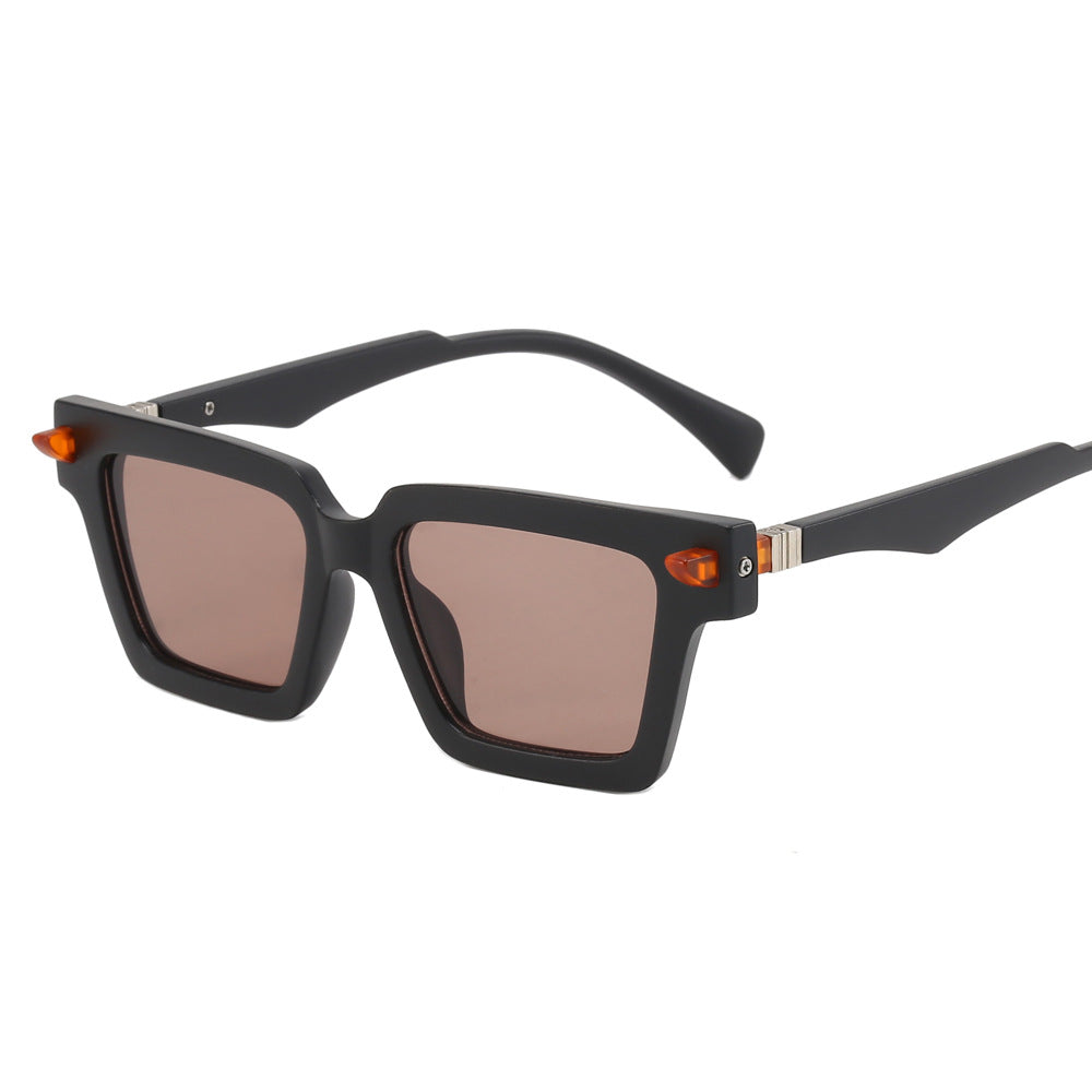 Damen modische Sonnenbrille mit einzigartigen geometrischen Akzenten Karnz