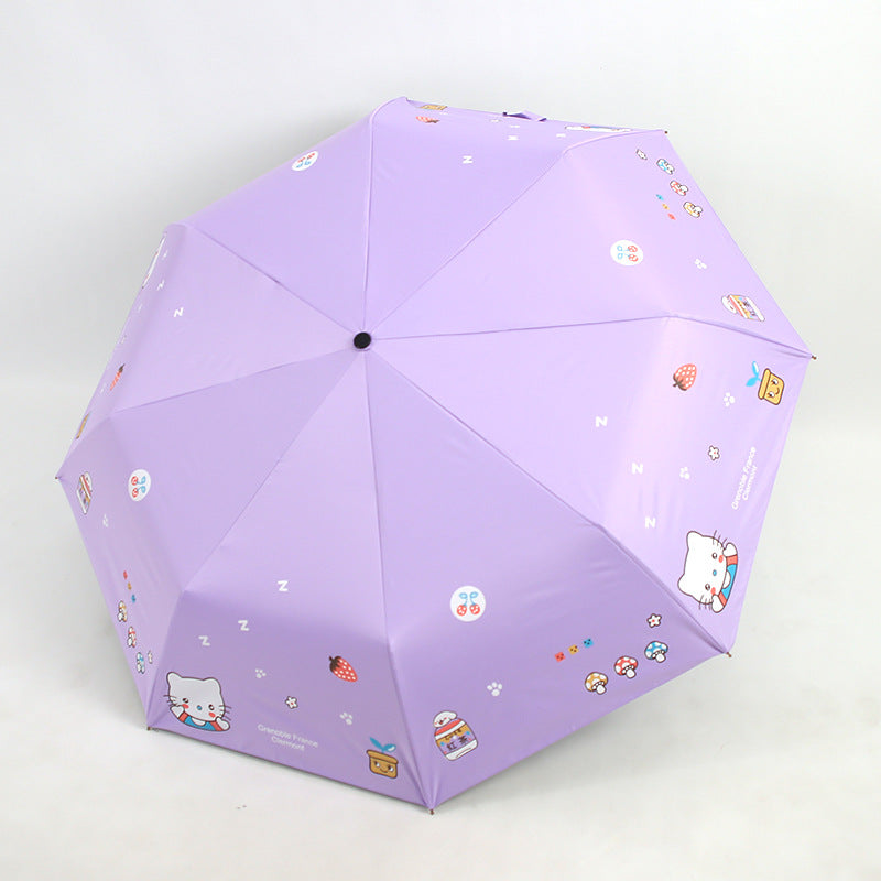 Damen Bunter Regenschirm Karnz
