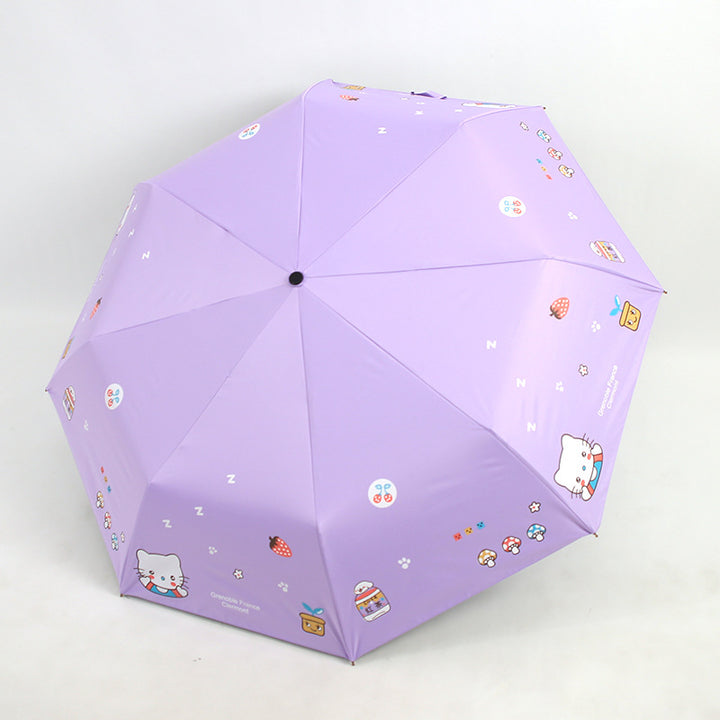 Damen Bunter Regenschirm Karnz