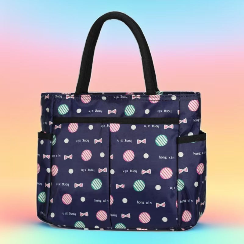 Stilvolle Mehrfach-Taschen Tragetasche Karnz