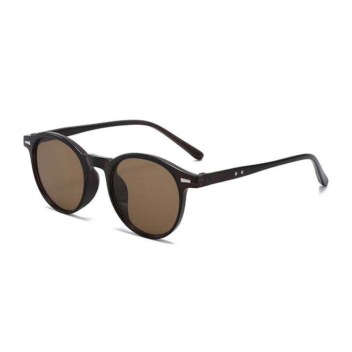 Stylische Runde Rahmen Sonnenbrille Karnz