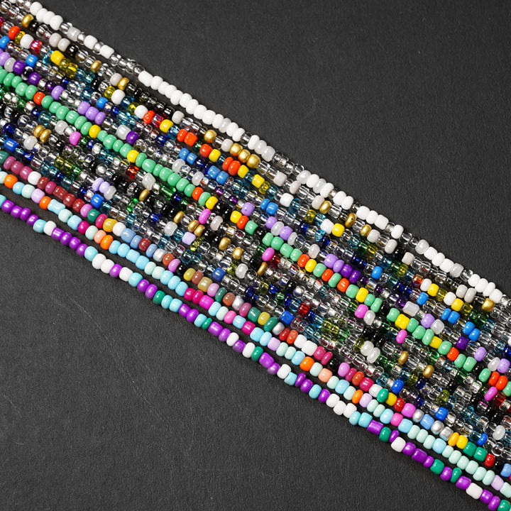 Bunte Artisan Perlen Brillen Kette Karnz