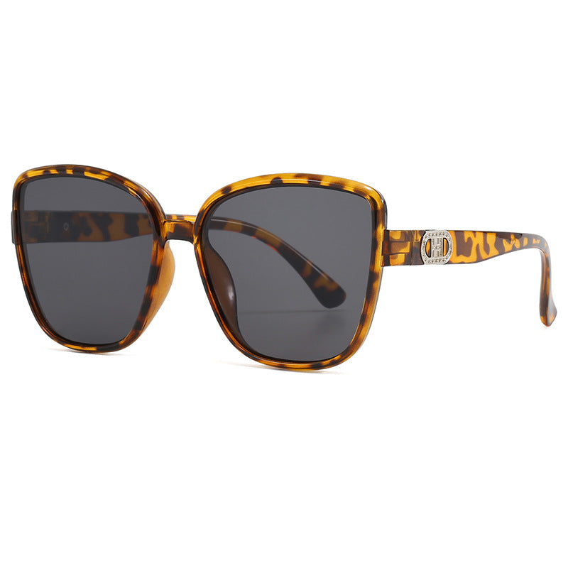Damen elegante Oversized-Sonnenbrille im modernen Design Karnz