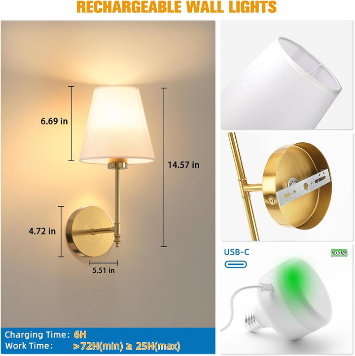 Moderne elegante Wandleuchte